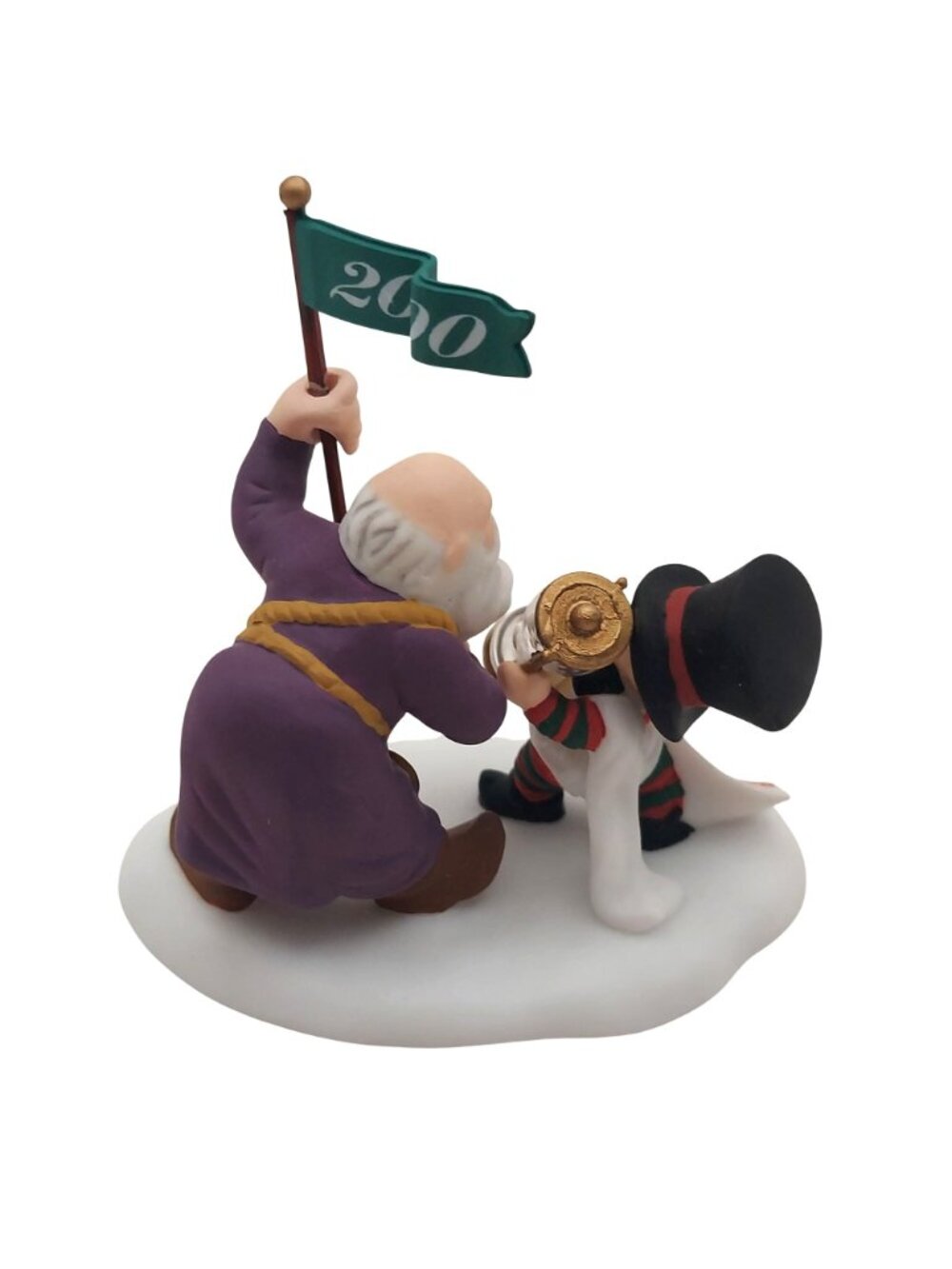 Dept 56 Figurines Set Of 3 North Pole 2000 New Year Downhill Daredevils Ski Bums - Picture 14 of 16